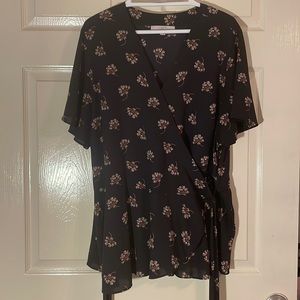 Loft Plus wrap blouse